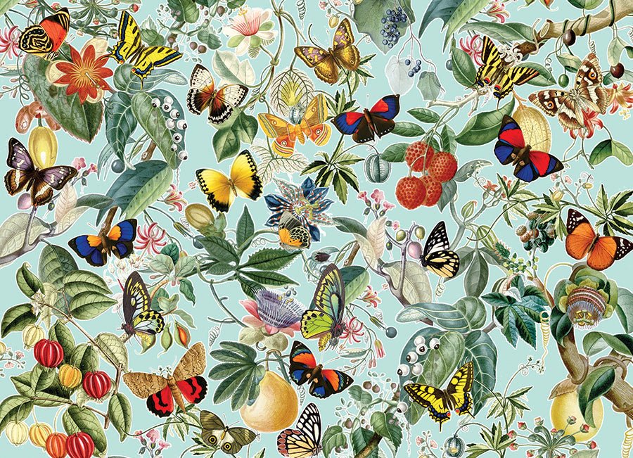 Fruit & Flutterbies 1000 Piece Jigsaw Puzzle | Cobble Hill - Jigsaw Puzzles - The Puzzle Center
