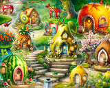 Fruitful Dream Village 500 Piece Jigsaw Puzzle | Springbok Puzzles - Springbok Puzzles - Jigsaw Puzzles - The Puzzle Center