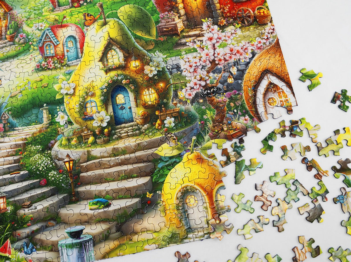 Fruitful Dream Village 500 Piece Jigsaw Puzzle | Springbok Puzzles - Springbok Puzzles - Jigsaw Puzzles - The Puzzle Center