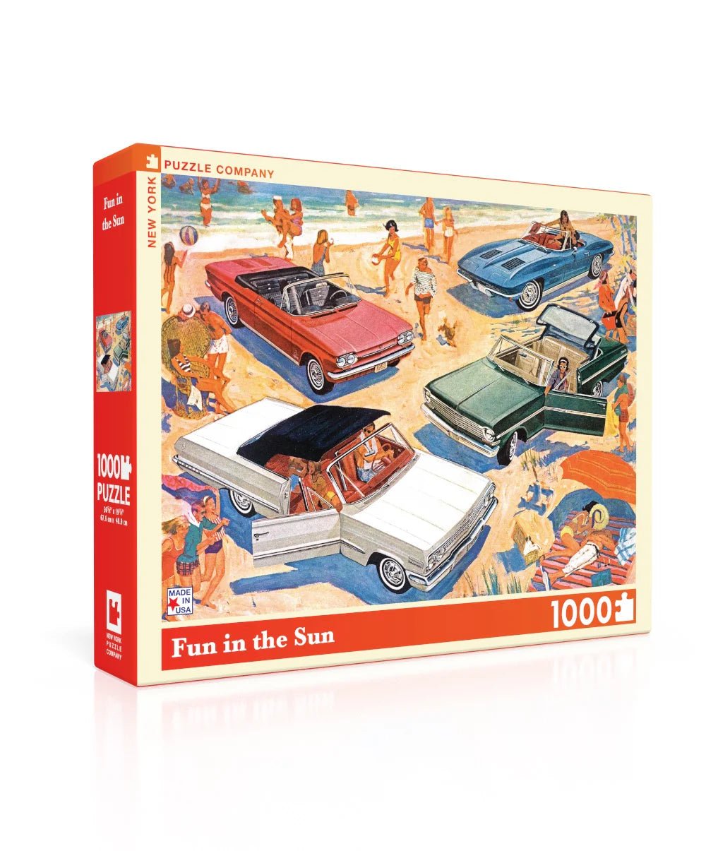 Fun in the Sun 1000 Piece Jigsaw Puzzle | New York Puzzle Company - Jigsaw Puzzles - The Puzzle Center