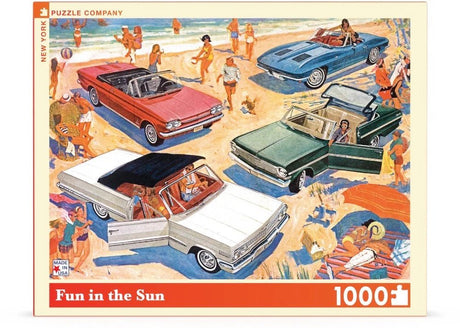 Fun in the Sun 1000 Piece Jigsaw Puzzle | New York Puzzle Company - Jigsaw Puzzles - The Puzzle Center
