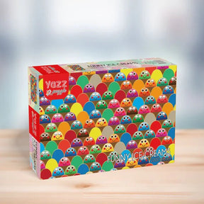Funny Ice Creams 1000 Piece Jigsaw Puzzle by Yazz Puzzles - Yazz - Jigsaw Puzzles - The Puzzle Center