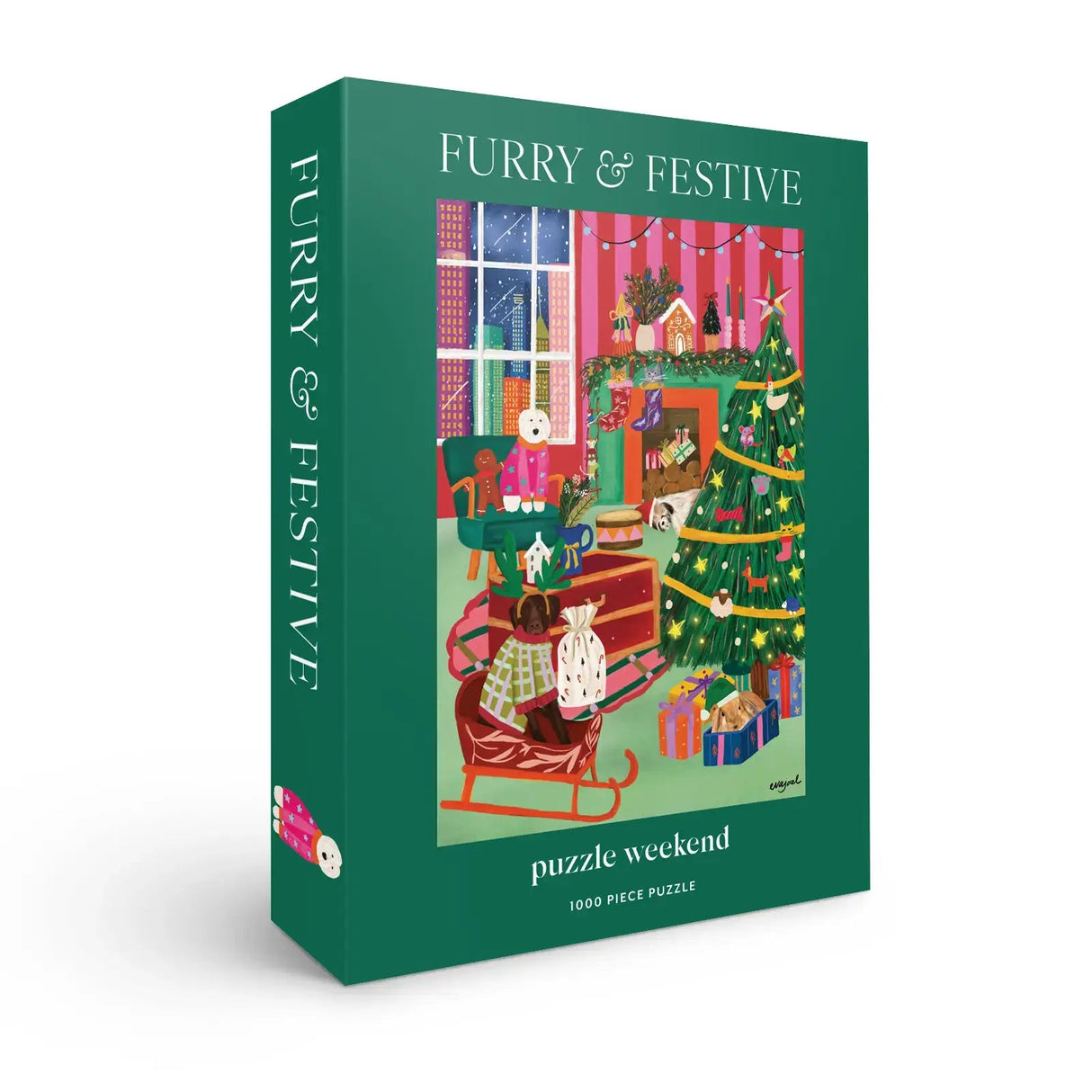 Furry & Festive 1000 Piece Jigsaw Puzzle | Puzzle Weekend - Jigsaw Puzzles - The Puzzle Center