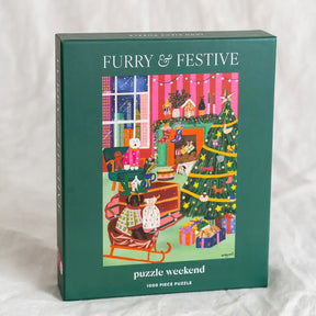 Furry & Festive 1000 Piece Jigsaw Puzzle | Puzzle Weekend - Jigsaw Puzzles - The Puzzle Center