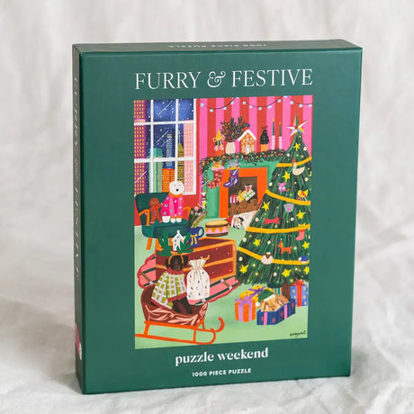 Furry & Festive 1000 Piece Jigsaw Puzzle | Puzzle Weekend - Jigsaw Puzzles - The Puzzle Center