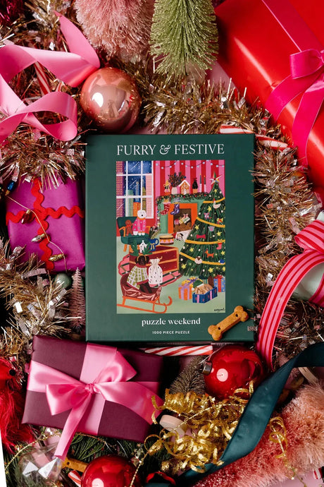 Furry & Festive 1000 Piece Jigsaw Puzzle | Puzzle Weekend - Jigsaw Puzzles - The Puzzle Center
