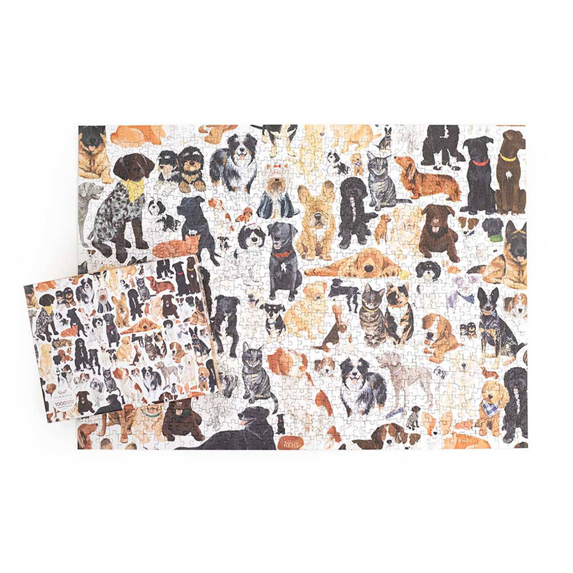Furry Friends 1000 Piece Dog & Cat Puzzle – The Puzzle Center