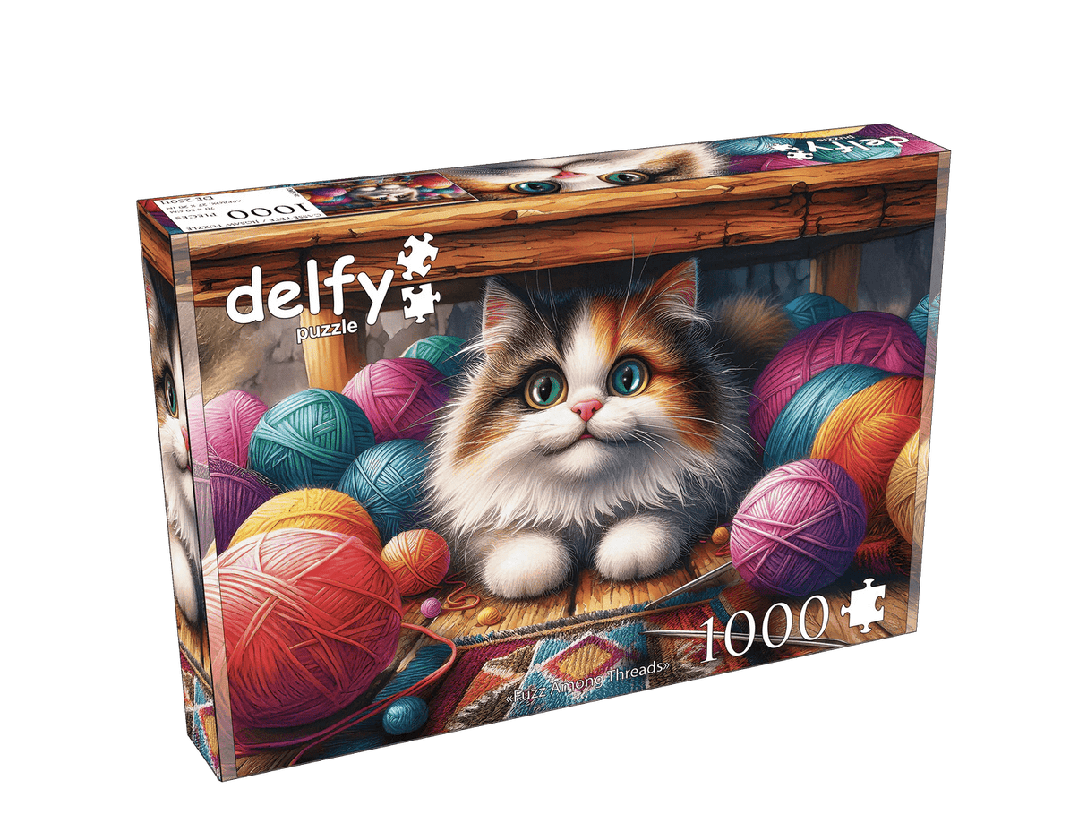 Fuzz Among Threads 1000 Piece Jigsaw Puzzle | Delfy Puzzles - Jigsaw Puzzles - The Puzzle Center