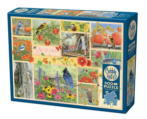 Garden Birds in Autumn 500 Piece Jigsaw Puzzle | Cobble Hill - Jigsaw Puzzles - The Puzzle Center