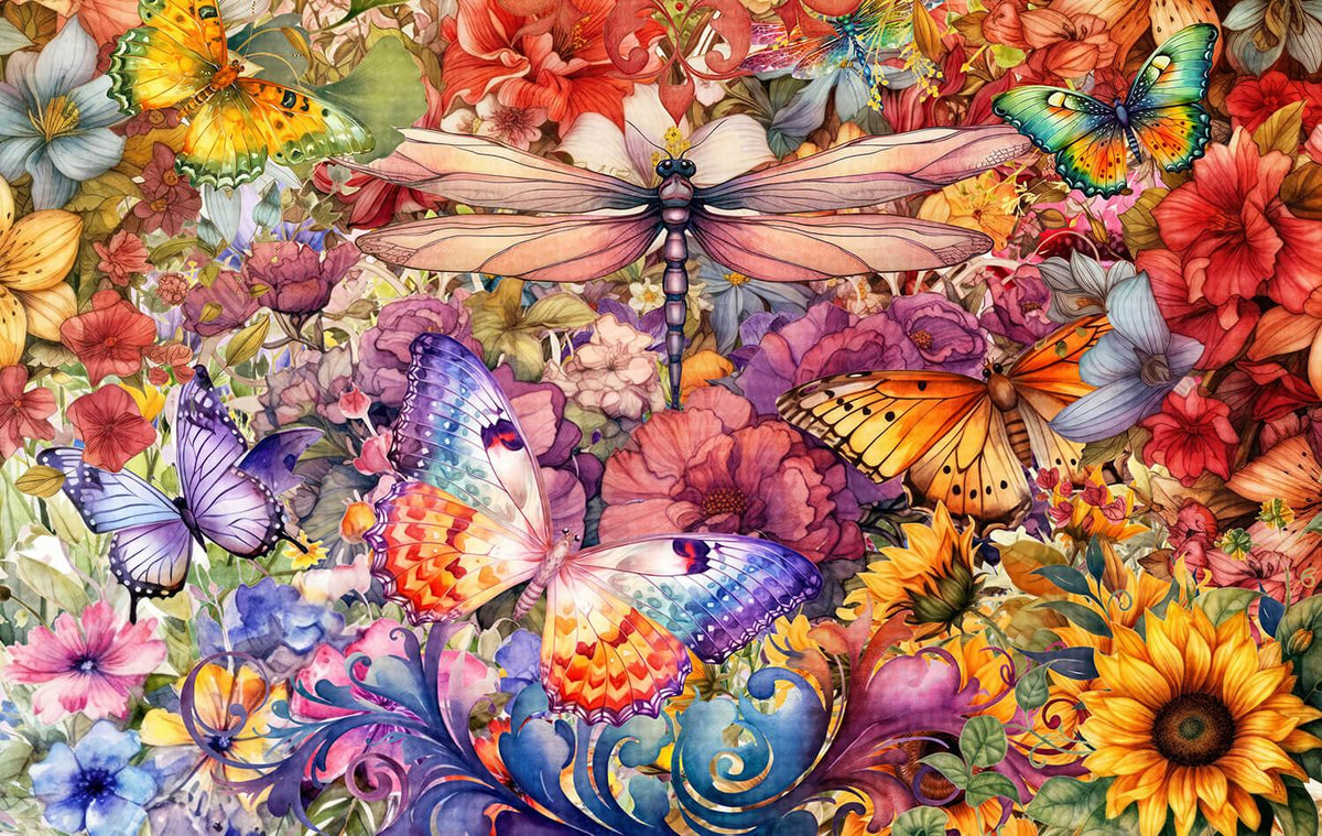 Garden Fantasy 550 Piece Jigsaw Puzzle | SunsOut - Jigsaw Puzzles - The Puzzle Center