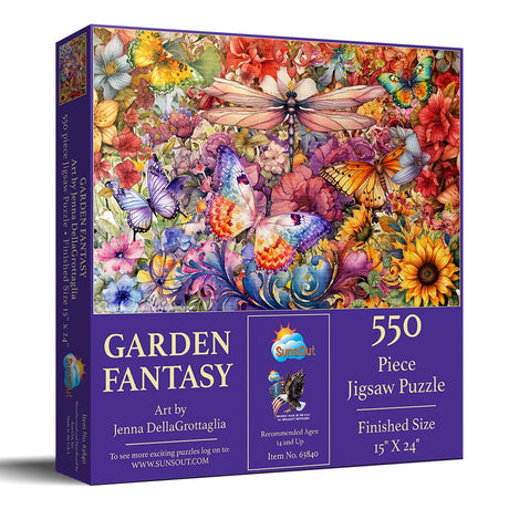 Garden Fantasy 550 Piece Jigsaw Puzzle | SunsOut - Jigsaw Puzzles - The Puzzle Center