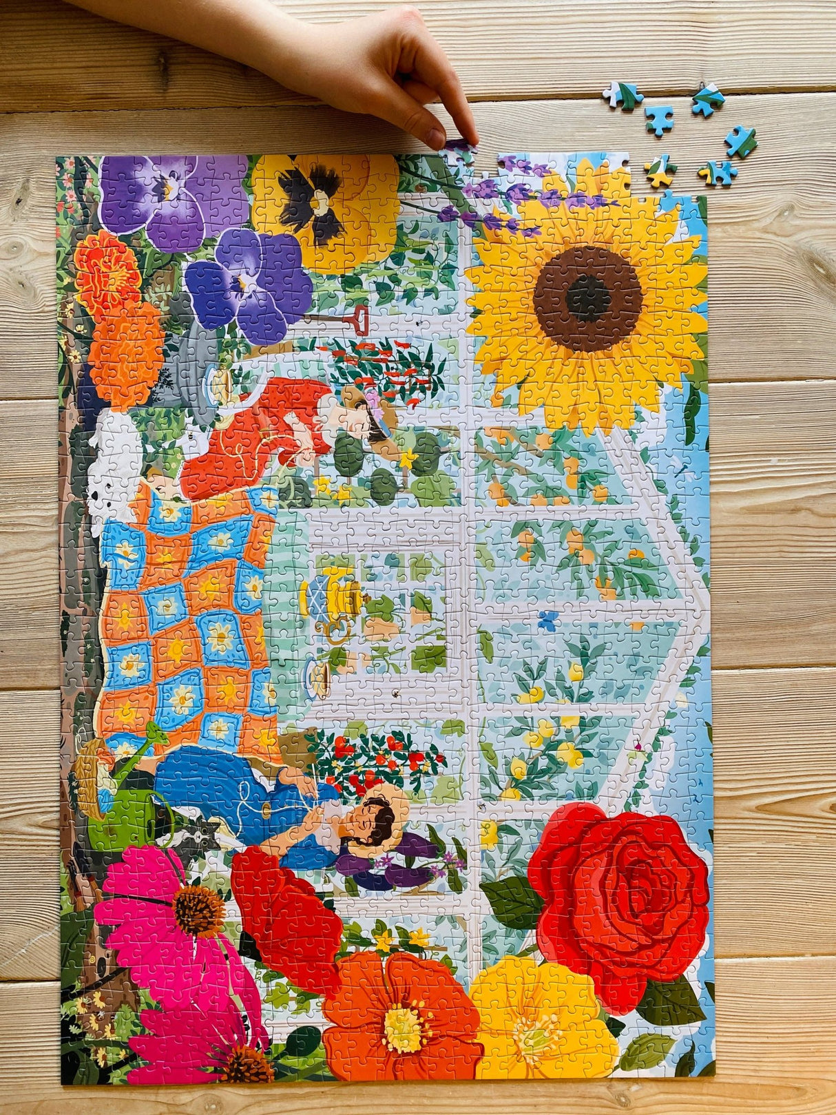 Garden of Friendship 1000 Piece Jigsaw Puzzle | Penny Puzzle - Jigsaw Puzzles - The Puzzle Center
