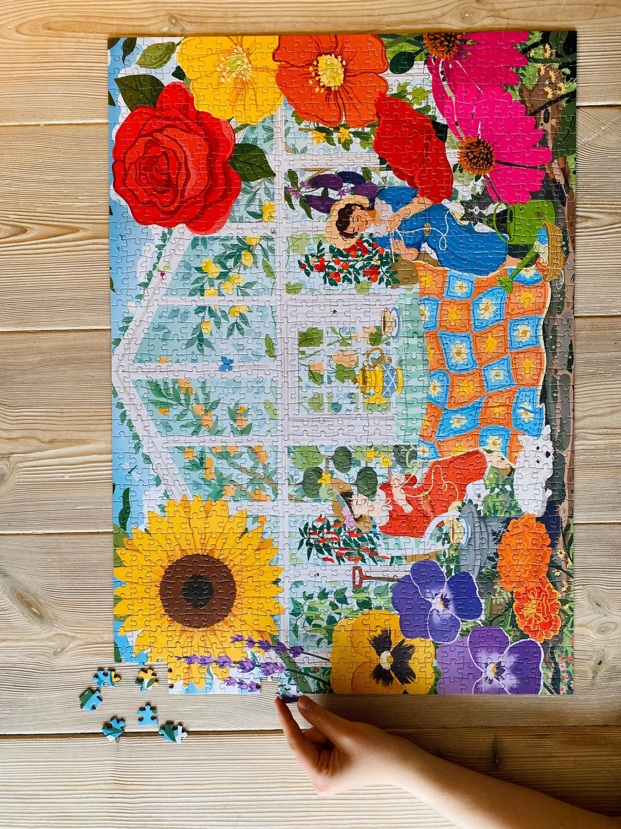 Garden of Friendship 1000 Piece Jigsaw Puzzle | Penny Puzzle - Jigsaw Puzzles - The Puzzle Center