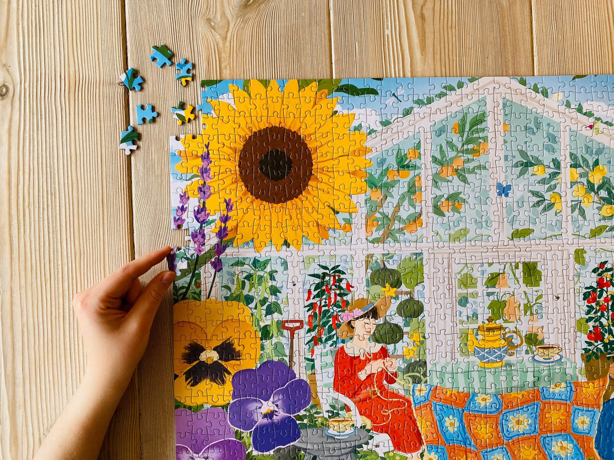 Garden of Friendship 1000 Piece Jigsaw Puzzle | Penny Puzzle - Jigsaw Puzzles - The Puzzle Center