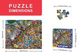 Getting Away 1000 Piece Jigsaw Puzzle by Springbok Puzzles - Wacky Rush Hour Fun - Springbok Puzzles - Jigsaw Puzzles - The Puzzle Center - 