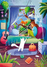 Pre-Order - Girl & Cats 1000 Piece Jigsaw Puzzle | Magnolia
