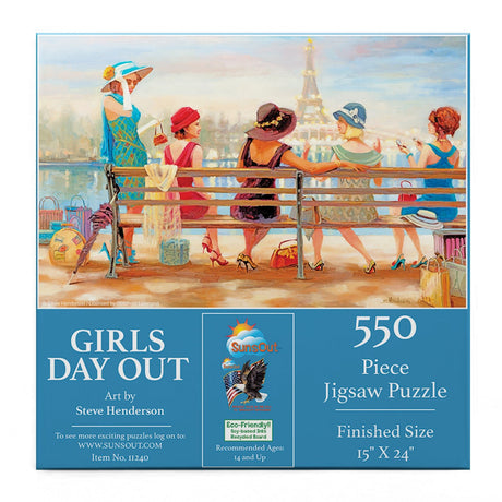 Girls Day Out 550 Piece Jigsaw Puzzle by SunsOut Puzzles - SunsOut - Jigsaw Puzzles - The Puzzle Center