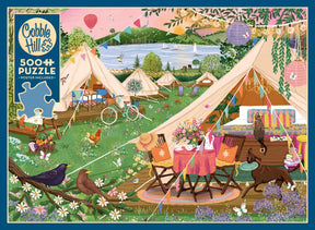 Glamping 500 Piece Jigsaw Puzzle | Cobble Hill - Jigsaw Puzzles - The Puzzle Center