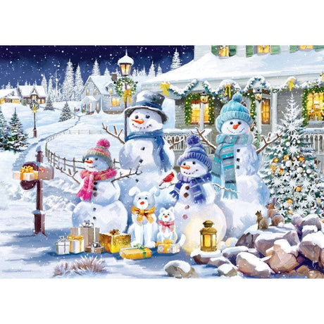 Glitter & Gold - Frosty Wonderland Gathering 1000 Piece Jigsaw Puzzle | Masterpieces Puzzles - Jigsaw Puzzles - The Puzzle Center