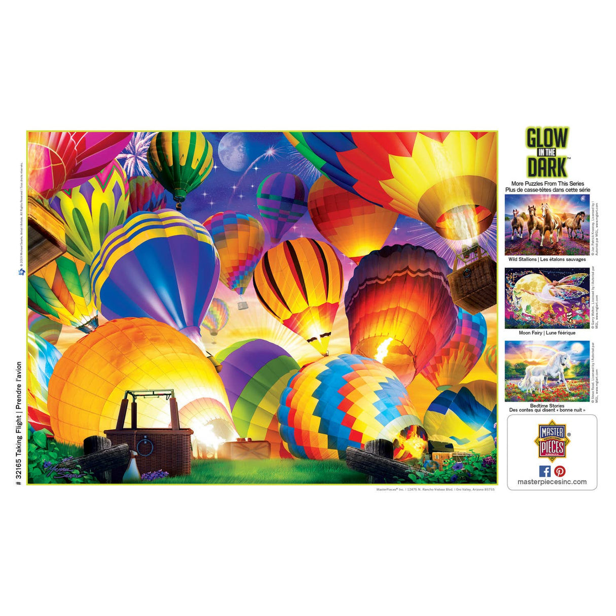 Glow in the Dark - Taking Flight 300 Piece Puzzle by Masterpieces Puzzles - Masterpieces Puzzles - Jigsaw Puzzles - The Puzzle Center