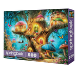 Gnome Treehouse Village 500 Piece Jigsaw Puzzle | Springbok Puzzles - Jigsaw Puzzles - The Puzzle Center