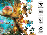 Gnome Treehouse Village 500 Piece Jigsaw Puzzle | Springbok Puzzles - Jigsaw Puzzles - The Puzzle Center