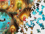 Gnome Treehouse Village 500 Piece Jigsaw Puzzle | Springbok Puzzles - Jigsaw Puzzles - The Puzzle Center