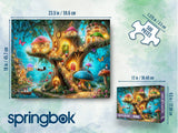 Gnome Treehouse Village 500 Piece Jigsaw Puzzle | Springbok Puzzles - Jigsaw Puzzles - The Puzzle Center