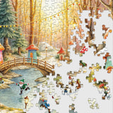 Gnomeland In Winter 500 Piece Jigsaw Puzzle | Springbok Puzzles - Jigsaw Puzzles - The Puzzle Center