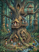 Gnomes Hard At Work 500 Piece Jigsaw Puzzle | SunsOut