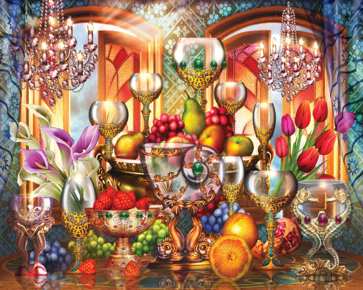 Golden Elegance 1000 Piece Jigsaw Puzzle | Springbok Puzzles - Springbok Puzzles - Jigsaw Puzzles - The Puzzle Center