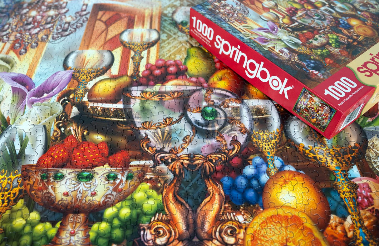 Golden Elegance 1000 Piece Jigsaw Puzzle | Springbok Puzzles - Springbok Puzzles - Jigsaw Puzzles - The Puzzle Center
