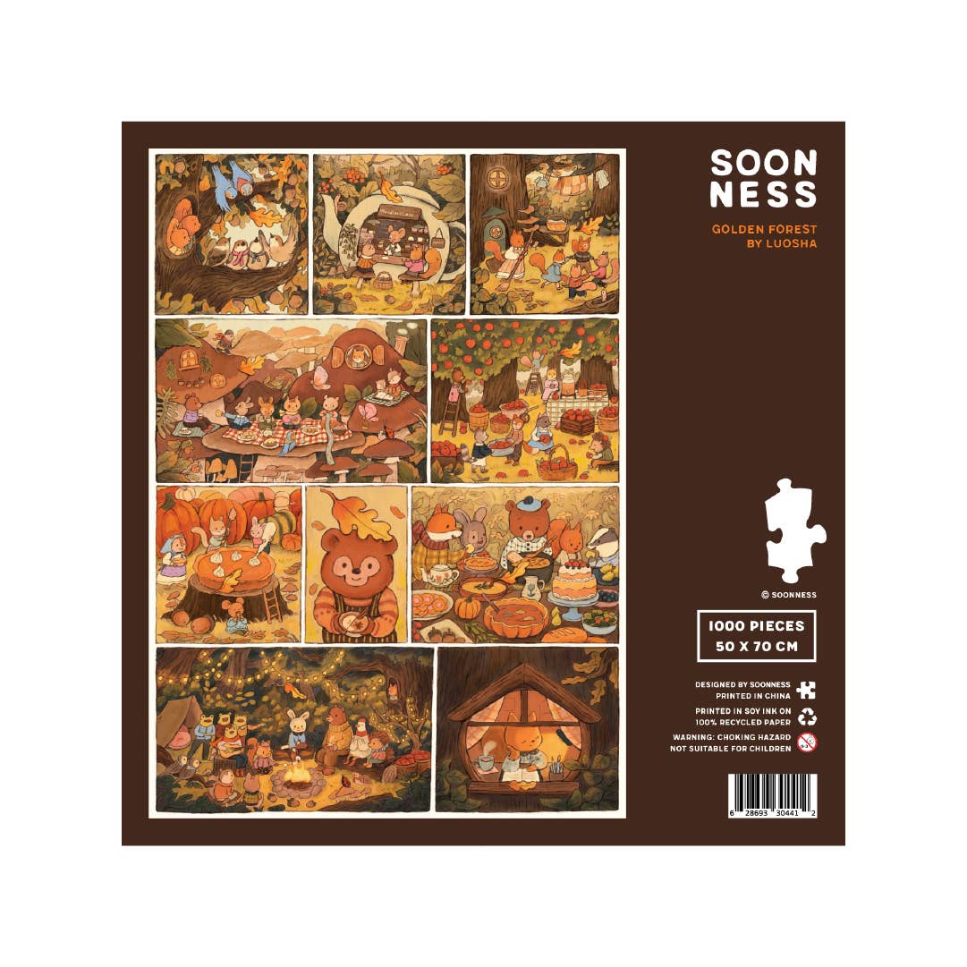 Golden Forest 1000 Piece Jigsaw Puzzle | Soonness - Jigsaw Puzzles - The Puzzle Center