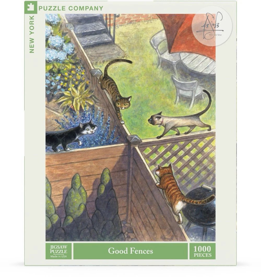 Good Fences 1000 Piece Jigsaw Puzzle | New York Puzzle Company - Jigsaw Puzzles - The Puzzle Center