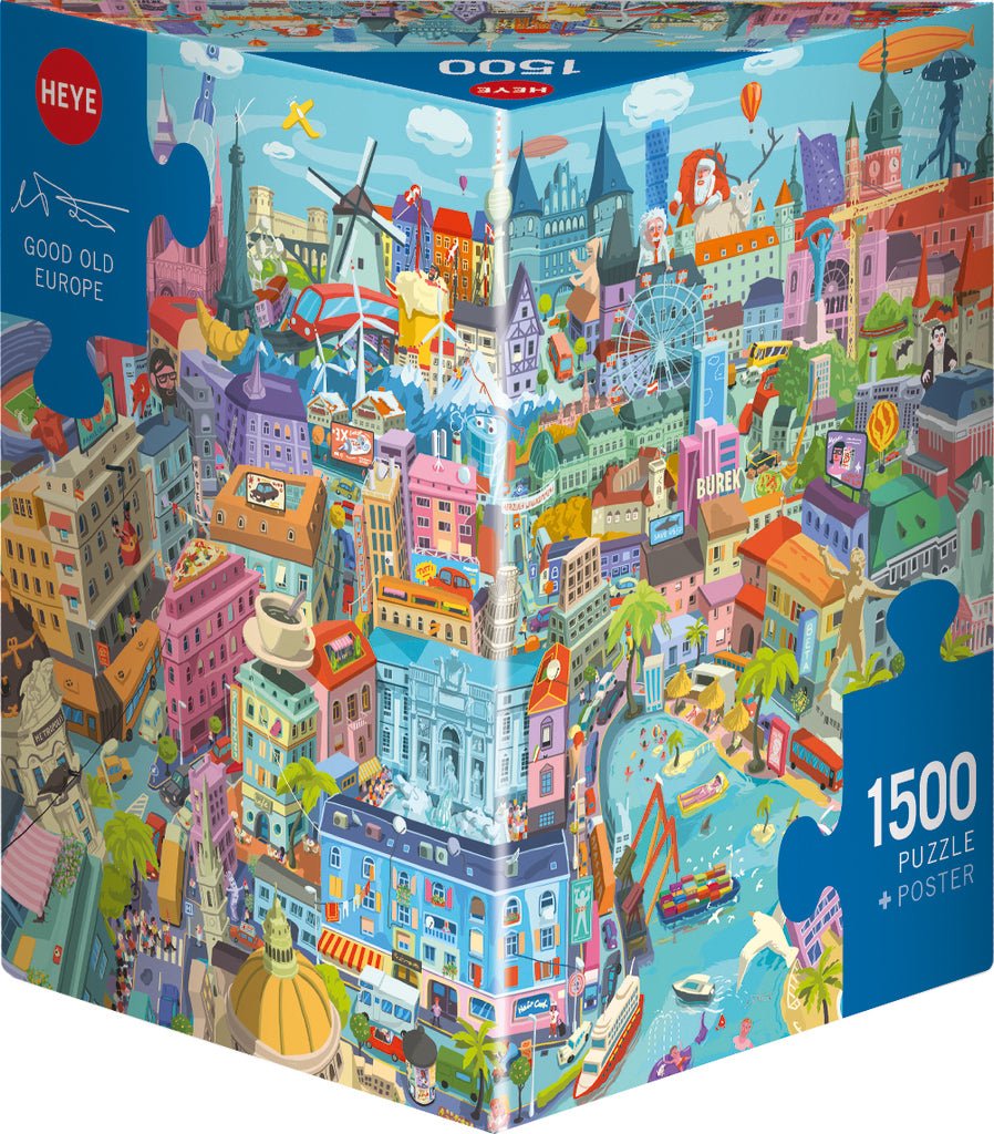 Good Old Europe Vidak 1500 Piece Jigsaw Puzzle | Heye - Jigsaw Puzzles - The Puzzle Center