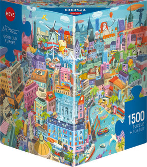 Good Old Europe Vidak 1500 Piece Jigsaw Puzzle | Heye - Jigsaw Puzzles - The Puzzle Center