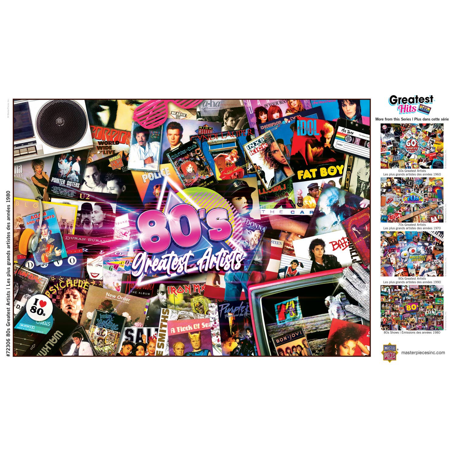 80's Artists 1000 Piece Music Puzzle – The Puzzle Center