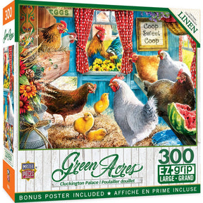 Green Acres - Cluckington Palace 300 Piece EZ Grip Puzzle | Masterpieces - Masterpieces Puzzles - Jigsaw Puzzles - The Puzzle Center