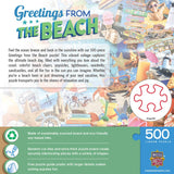Greetings From the Beach 500 Piece Jigsaw Puzzle | Masterpieces Puzzles - Masterpieces Puzzles - Jigsaw Puzzles - The Puzzle Center