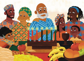 Habari Gani 100 Piece Kwanzaa Jigsaw Puzzle | Puzzles of Color - Jigsaw Puzzles - The Puzzle Center
