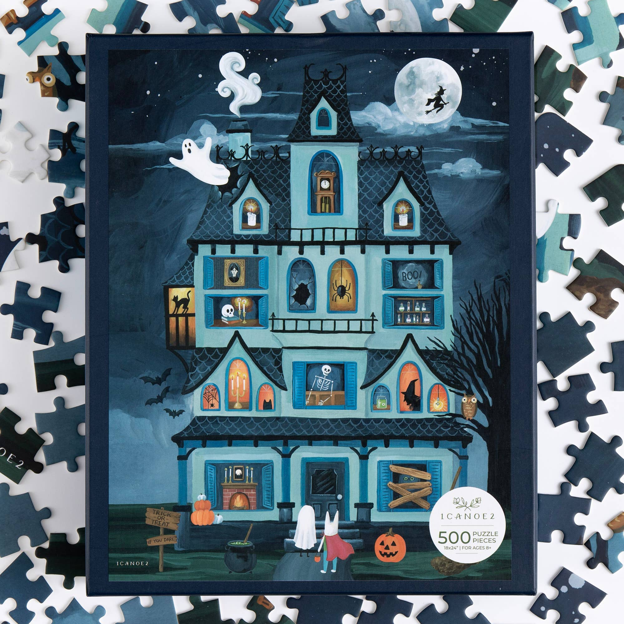 Halloween House - 500 Piece Puzzle | 1Canoe2 – The Puzzle Center