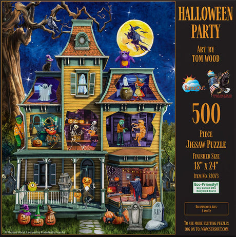 Halloween Party 500 Piece Jigsaw Puzzle | SunsOut - Jigsaw Puzzles - The Puzzle Center