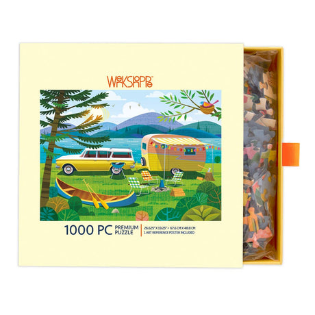 Happy Camper 1000 Piece Jigsaw Puzzle | WerkShoppe - Jigsaw Puzzles - The Puzzle Center