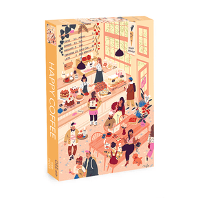 Happy Coffee 1000 Piece Jigsaw Puzzle | Olleo Puzzles - Jigsaw Puzzles - The Puzzle Center