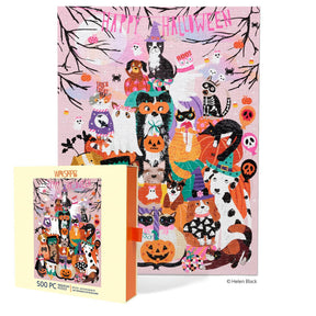 Happy Halloween 500 Piece Jigsaw Puzzle | WerkShoppe - Jigsaw Puzzle - The Puzzle Center