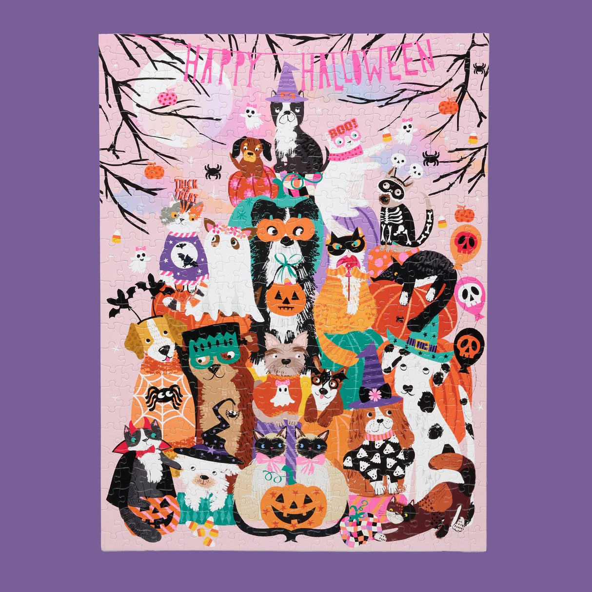 Happy Halloween 500 Piece Jigsaw Puzzle | WerkShoppe - Jigsaw Puzzle - The Puzzle Center