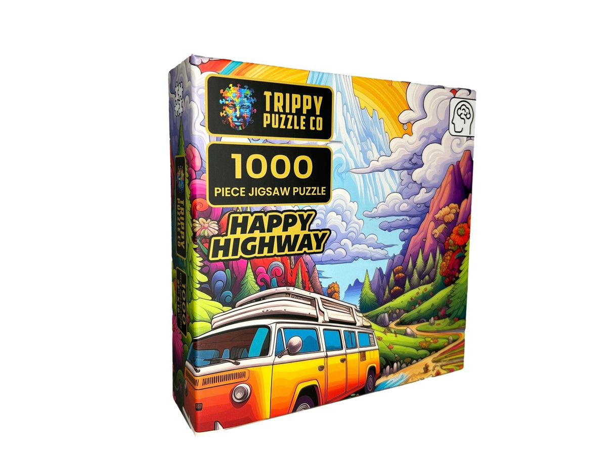 Happy Highway 1000 Piece Jigsaw Puzzle | Trippy Puzzle Co - Jigsaw Puzzles - The Puzzle Center