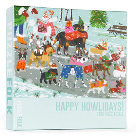 Happy Howlidays 1000 Piece Jigsaw Puzzle | Puzzlefolk - Jigsaw Puzzle - The Puzzle Center