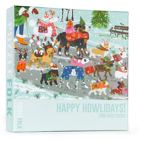 Happy Howlidays 1000 Piece Jigsaw Puzzle | Puzzlefolk - Jigsaw Puzzle - The Puzzle Center