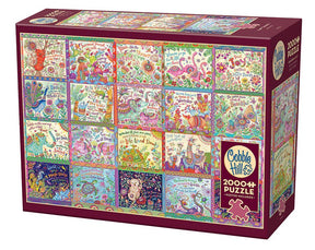 Happy Thoughts 2000 Piece Jigsaw Puzzle | Cobble Hill Puzzles - Jigsaw Puzzles - The Puzzle Center